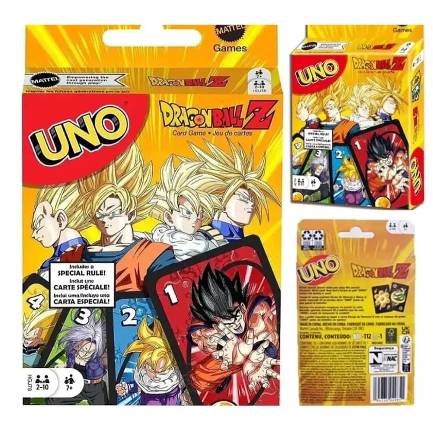 Cartas Uno Dragon Ball Z image number 2.0