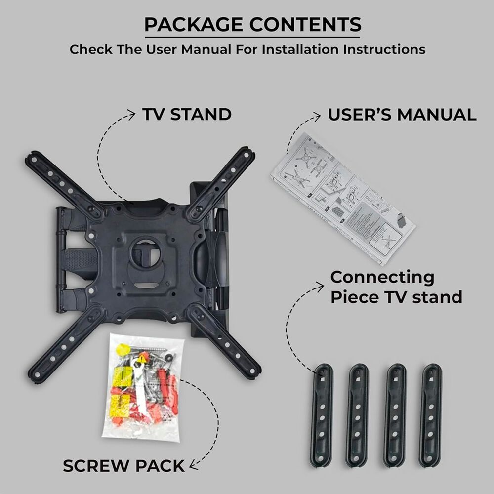 Soporte Universal De Pared Para Tv 32 A 60" Inclinable image number 3.0