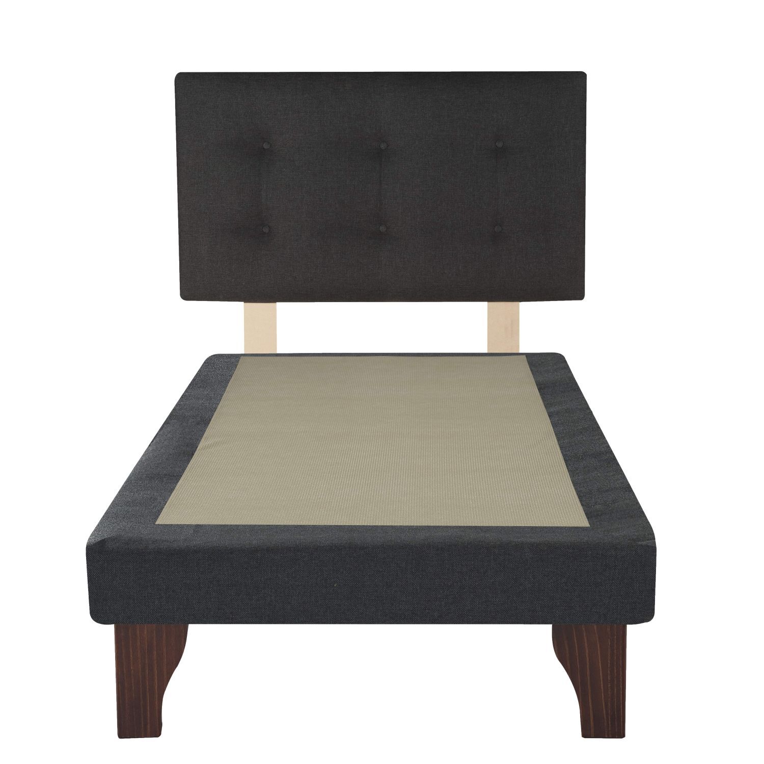Cama Europea 1.5 Plaza 190 Respaldo Berna image number 3.0
