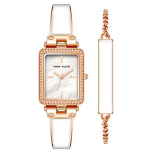 Reloj Anne Klein Ak/3898wtst Blanco Mujer