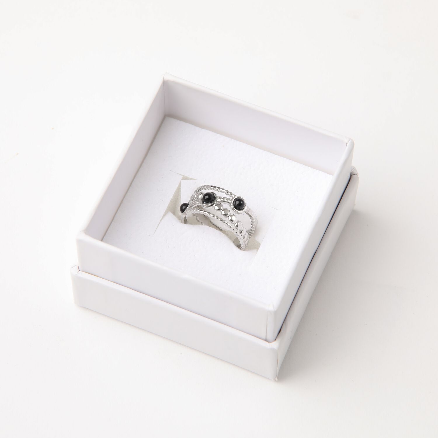 Anillo 19v69 Plateado Mujer Str084 image number 1.0