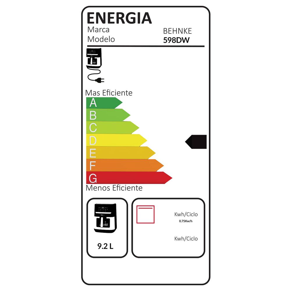Freidora De Aire 9.2 Lts Incluye Cesta De Silicona De Regalo image number 3.0