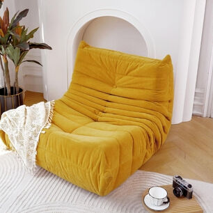 Sof&aacute; Puff Individual Tipo Togo Sill&oacute;n Ergon&oacute;mico 97x75cm