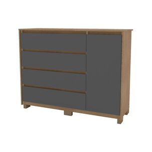 Cómoda Vekka Home Comoda Coimbra / 1 Puerta / 4 Cajones