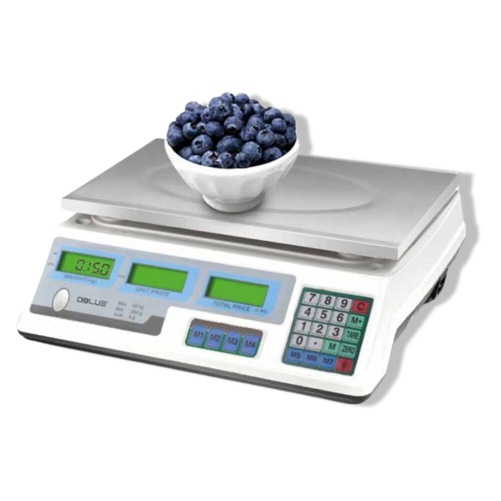 Pesa Balanza Digital De Almacén Recargable 40 Kg Inoxidable image number 8.0