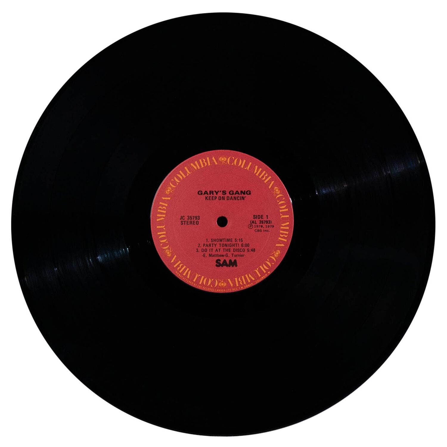 Gary's Gang - Keep On Dancin' | Vinilo Usado image number 1.0
