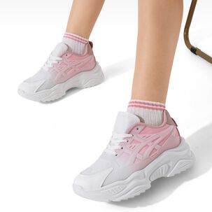 Zapatilla Deportiva Casual Mujer Moda Plataforma Weide Lt612