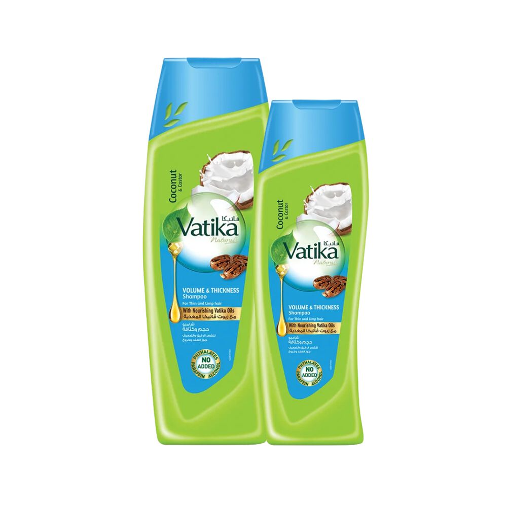 Pack Shampoo Vatika Coconut Y Castor 400 Ml + 200 Ml image number 0.0
