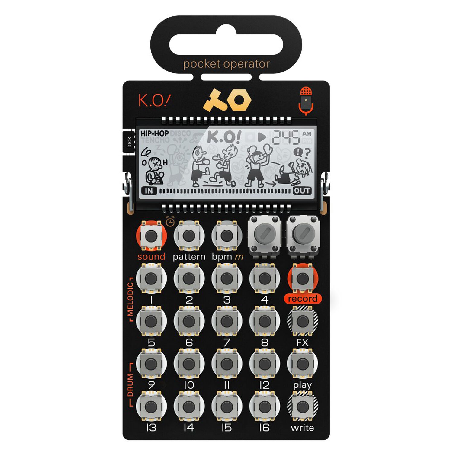 Te Pocket Operator Po-33 Knockout image number 0.0