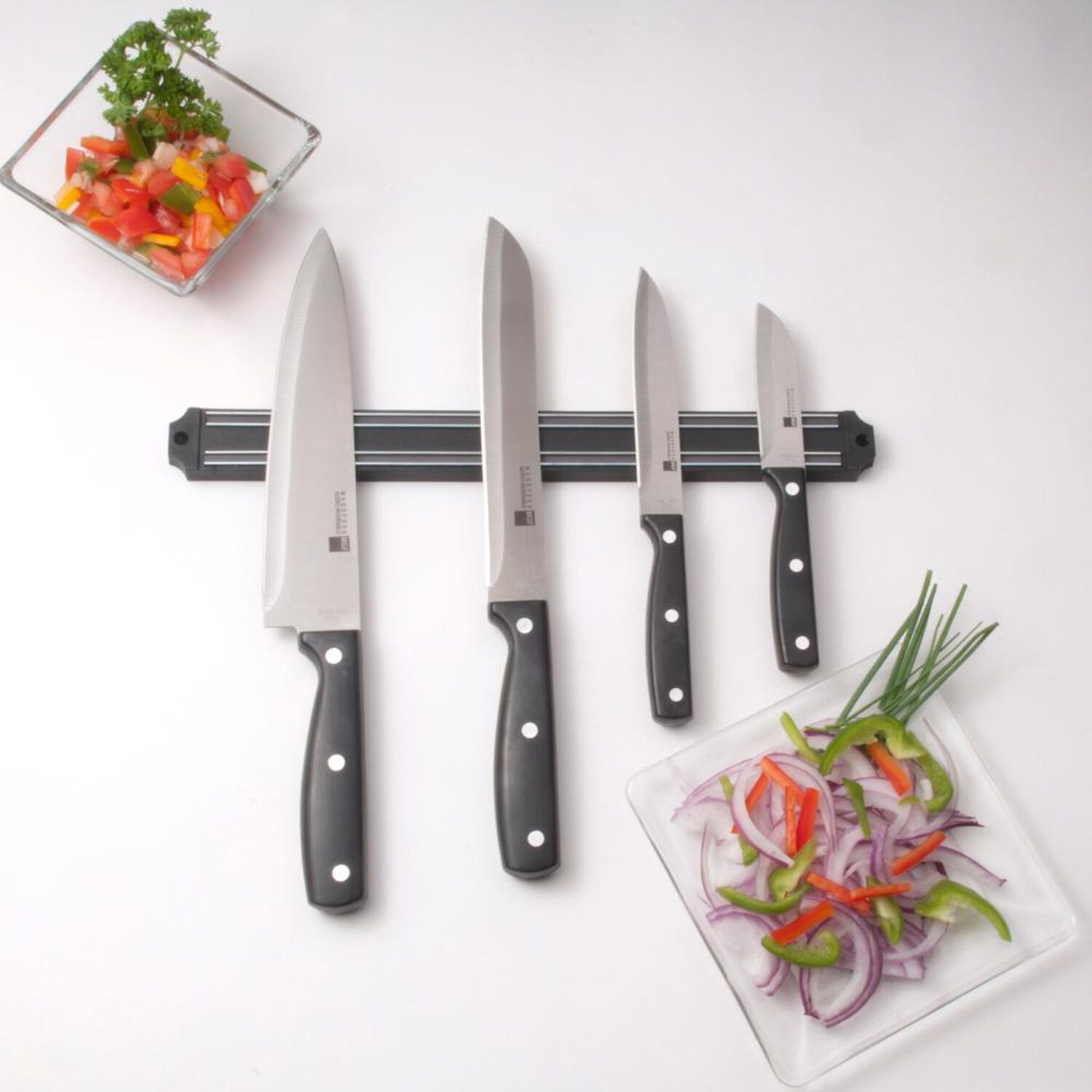 Set De Cuchillos Magefesa Blade / 4 Piezas + Soporte image number 0.0
