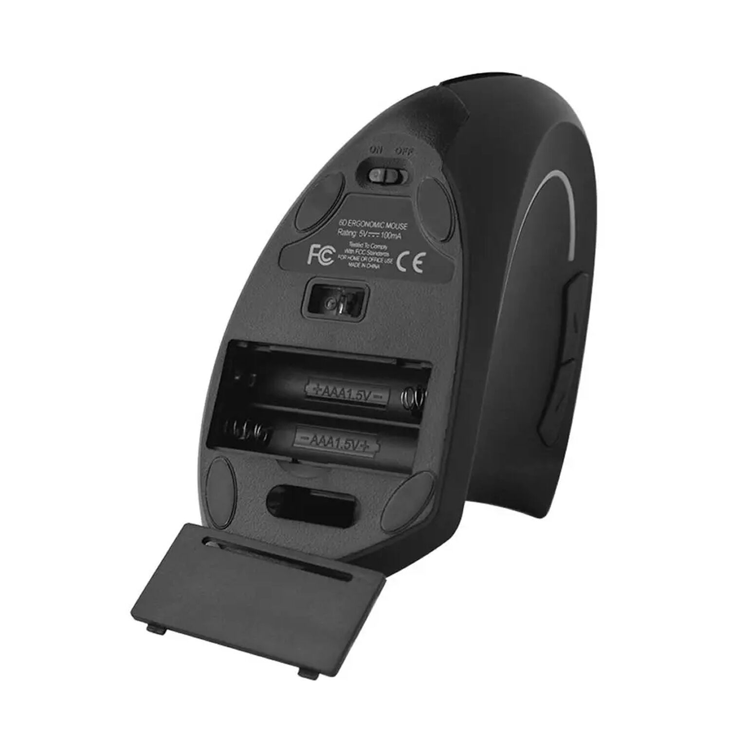 Mouse Vertical Ergon&oacute;mico Inal&aacute;mbrico &Oacute;ptico Con Dpi Ajustable image number 2.0