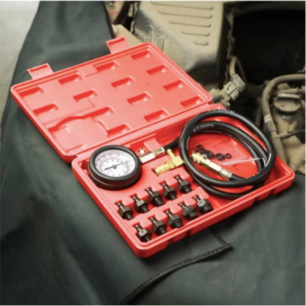 Medidor Man&oacute;metro Presi&oacute;n De Aceite Automotriz Universal image number 1.0