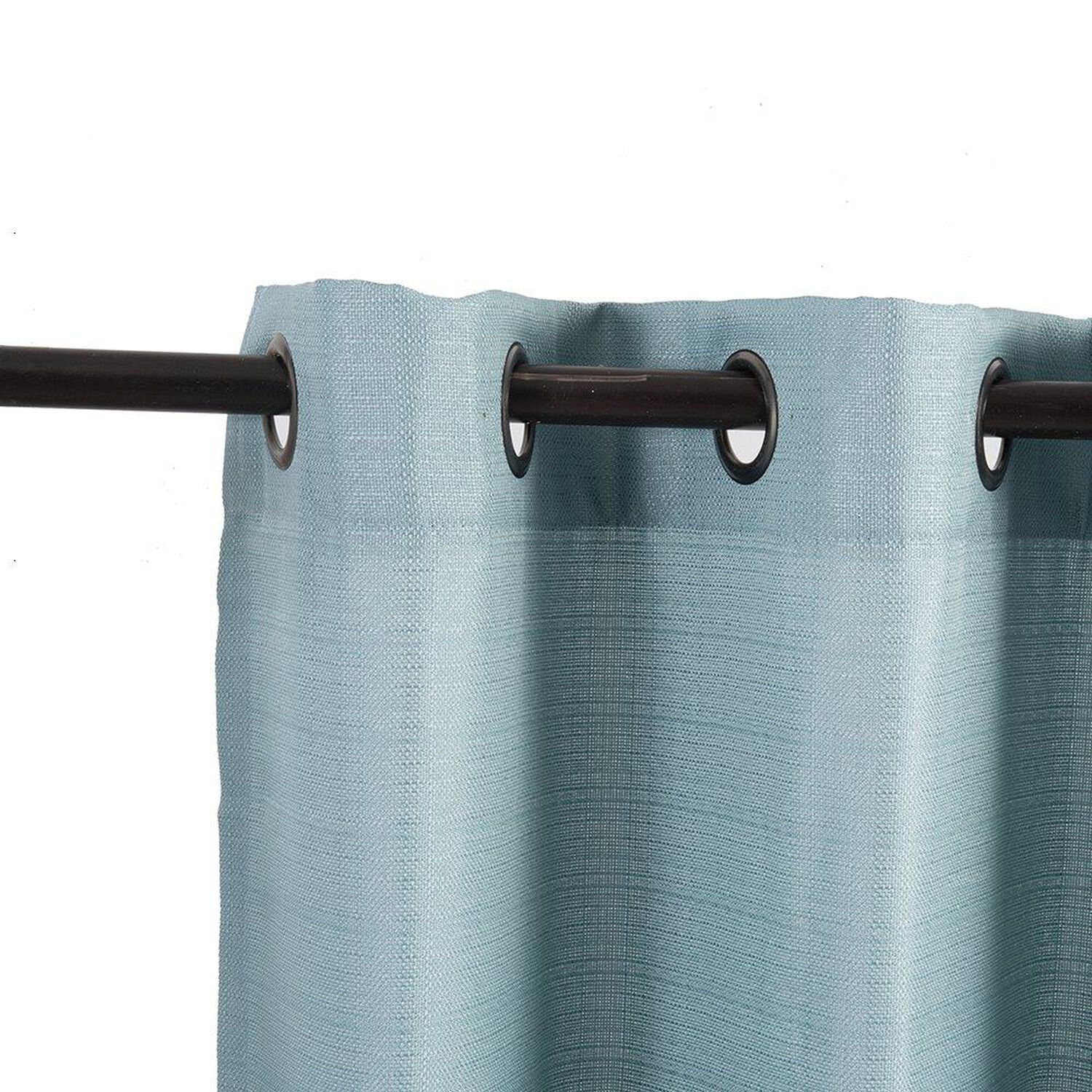 Set Cortina Jqd Rustica 8pzas Argolla 140x220 Turq image number 1.0