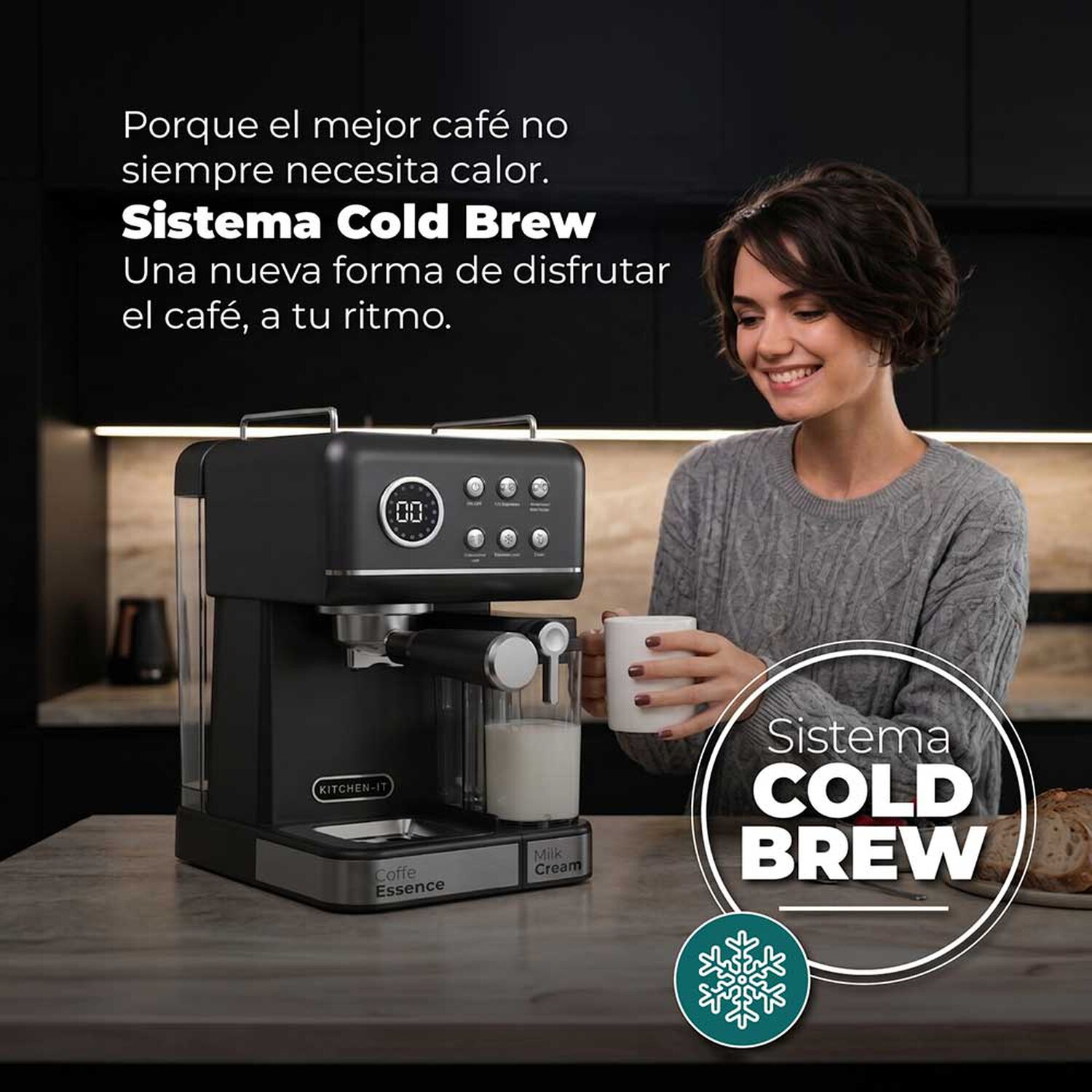 Cafetera Espresso Cream Lab 8 En 1 image number 2.0