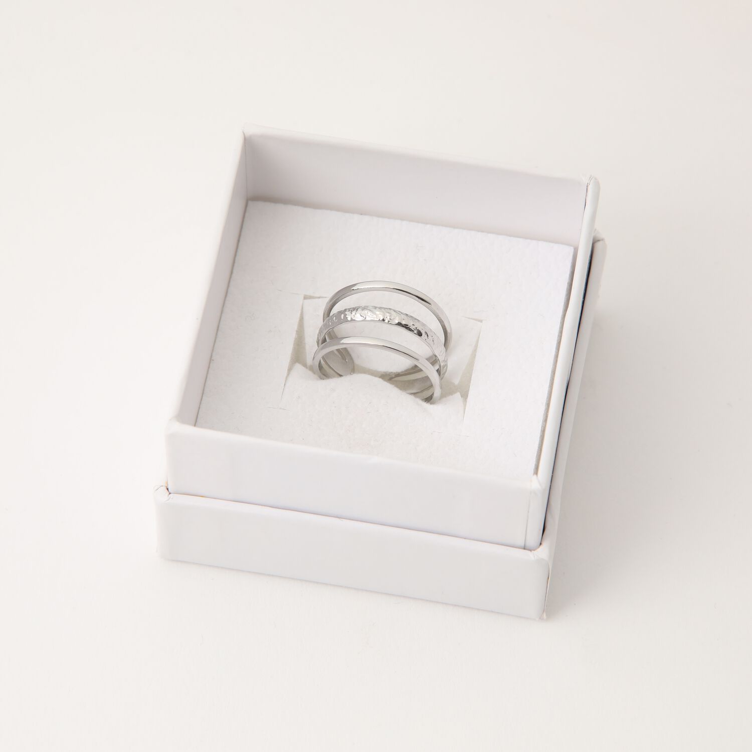 Anillo 19v69 Plateado Mujer Str390 image number 2.0