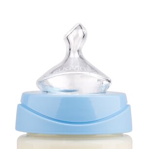 Mamadera 150 Ml Anat&oacute;mica Panda Azul