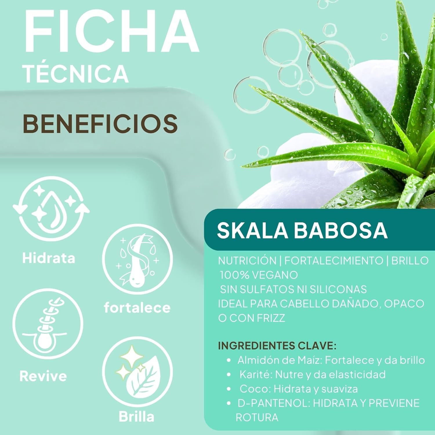 Shampoo Sin Sal Babosa Skala Expert 325ml image number 3.0