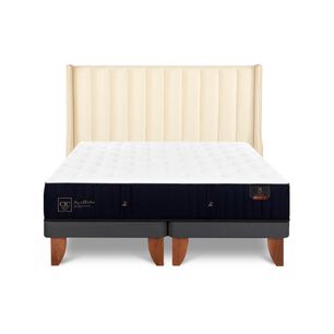 Cama Europea Cic Premium / Super King / Base Dividida + Respaldo