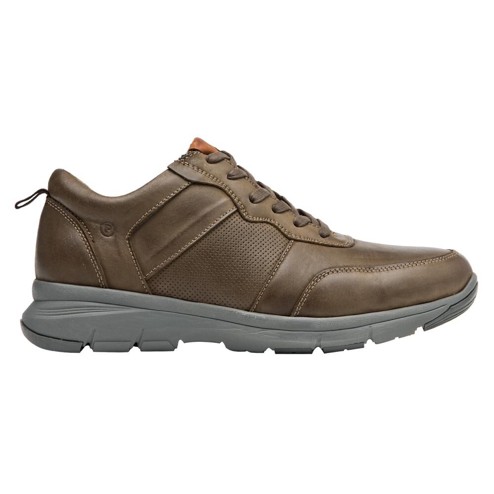 Zapato Casual Hombre Pluma Ll003 Taupe image number 1.0