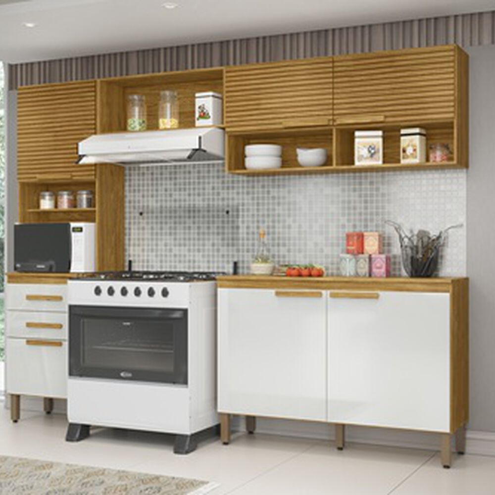 "kit Mueble De Cocina Mery Ann Marrocos/ Off White 258,8" 196,2x38,1x256,4 image number 3.0