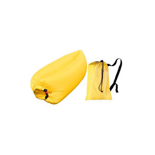 Sofá Tumbona Sillón Inflable 200cmx90cm Color Amarillo - Ps