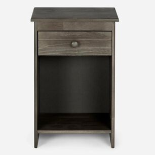 Velador Ferrara 1 Caj&oacute;n Rosen Gris