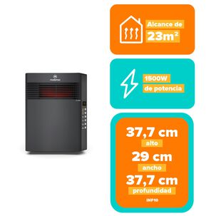 Estufa El&eacute;ctrica Mademsa Infrarroja 1500w Digital Eco Inf10