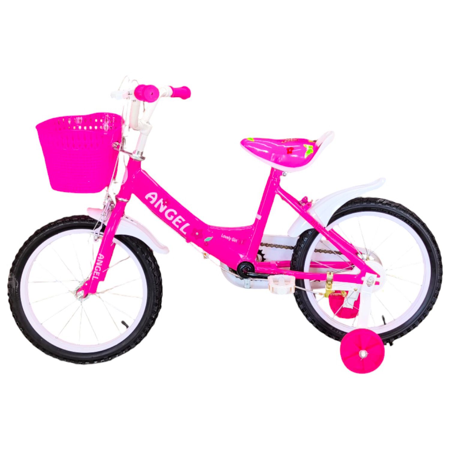 Bicicleta Aro 16 Infantil Rosado Angel image number 3.0