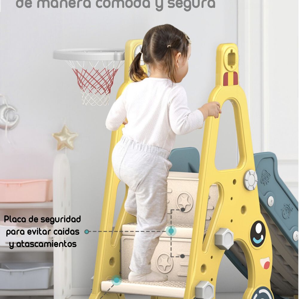 Resbalín Columpio 3 En 1 Lubabycas Amarillo image number 2.0