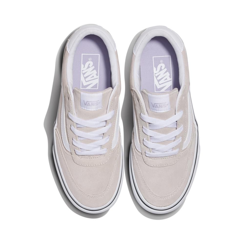 Zapatilla Urbana Mujer Vans Brooklyn Plataform Taupe image number 2.0