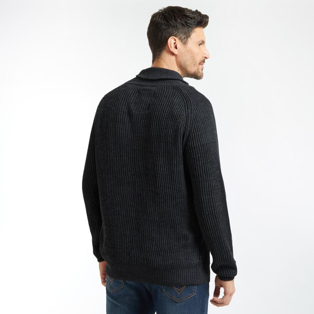 Sweater Regular Cuello V Cruzado Hombre Peroe image number 3.0