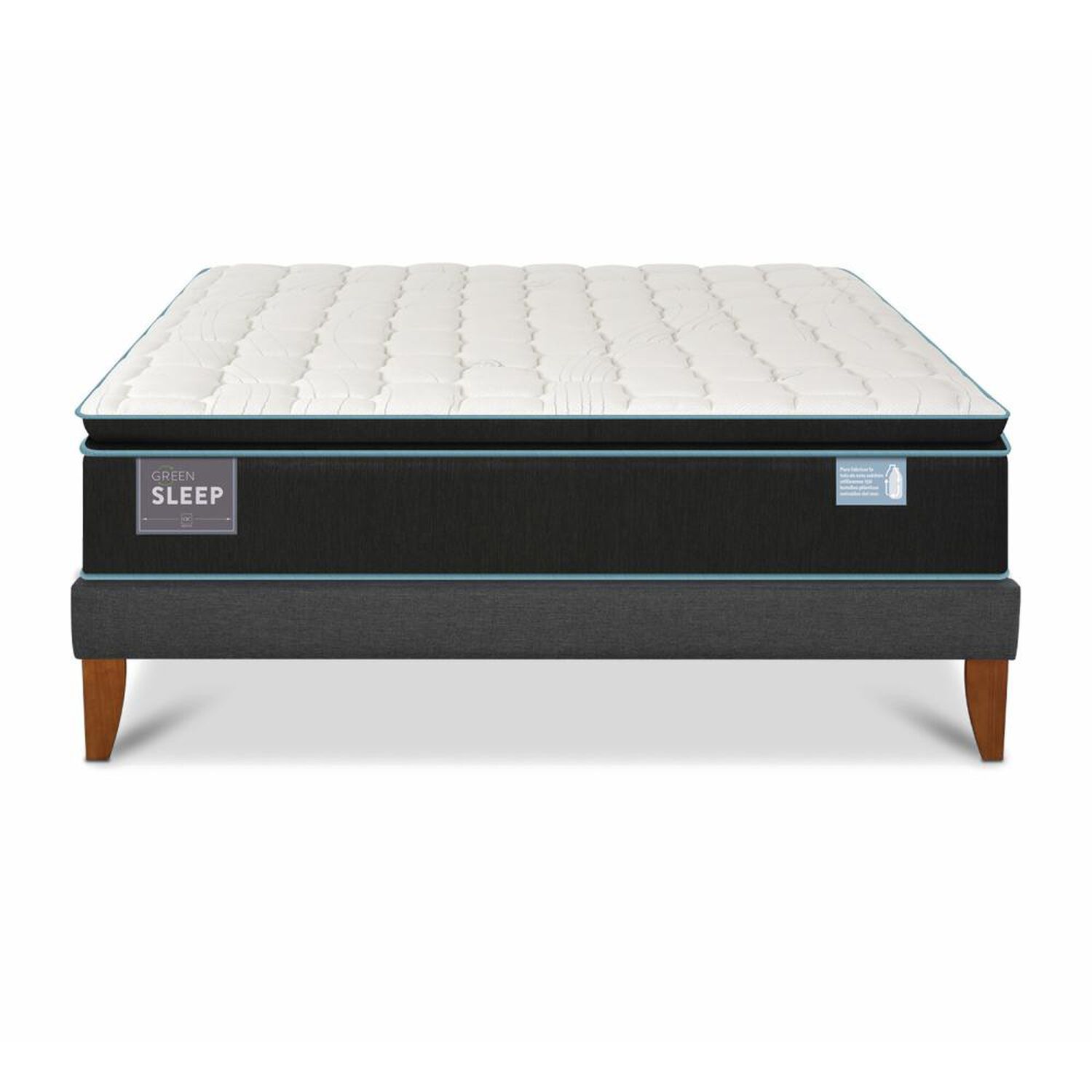 Cama Europea Cic Ce Box Gren Sleep / King / Base Normal image number 0.0