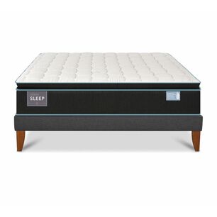Cama Europea Cic Ce Box Gren Sleep / King / Base Normal