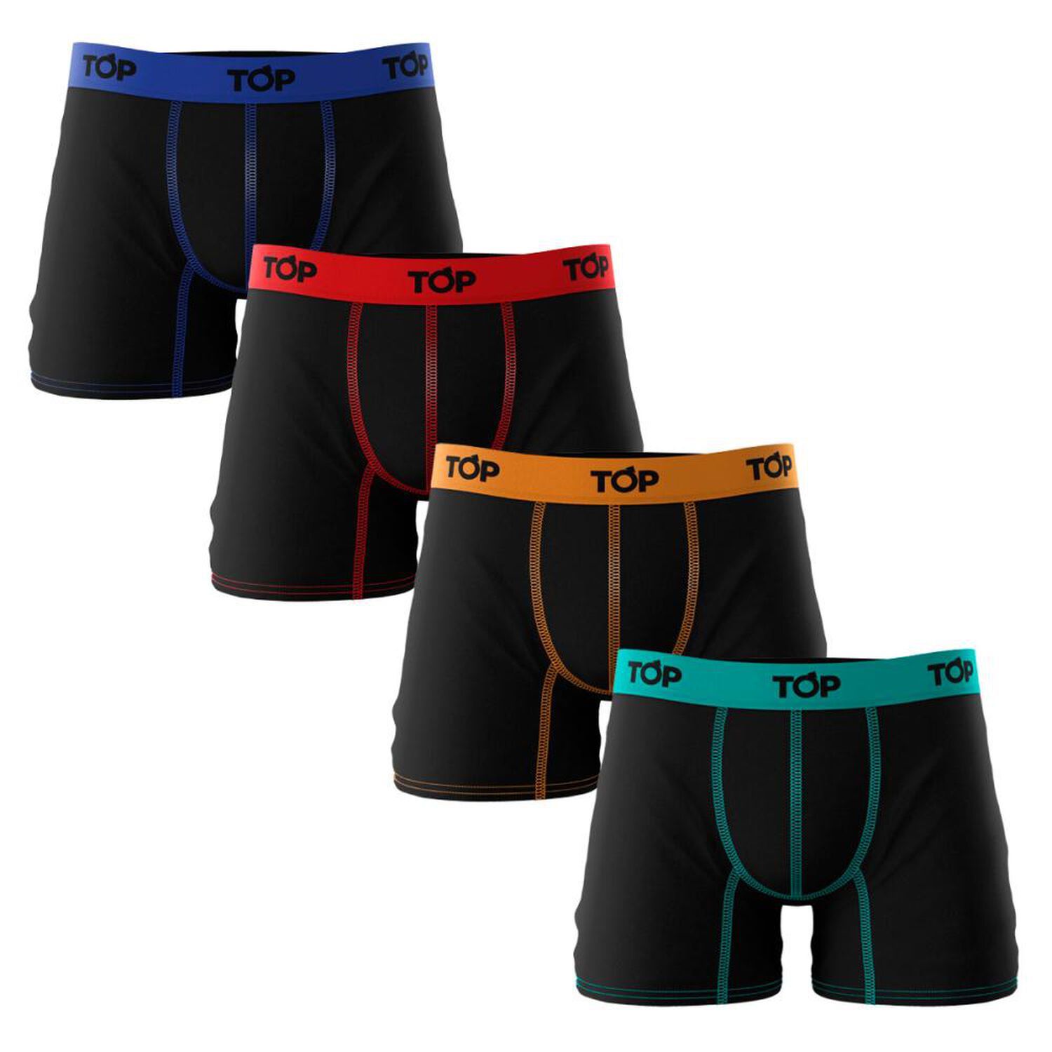 Pack Boxer Hombre Top / 4 Unidades image number 0.0