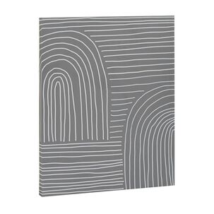 Cuadro Abstracto Gris 40x50