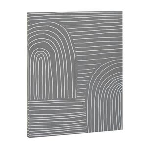 Cuadro Abstracto Gris 40x50