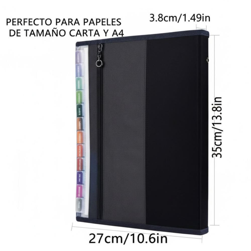 Carpetas De Archivos Tipo Cremallera – Pack De 13 image number 2.0