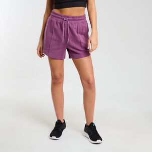 Short Deportivo Liso Tiro Medio Regular Mujer Wetland