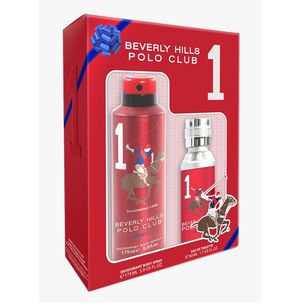 Set De Perfumería Hombre One Beverly Hills Polo Club / 50 Ml / Eau De Toilette + Desoderante 175 Ml