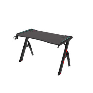 Escritorio Gamer Con Luces 120x60x73cm Negro By Lubabycas