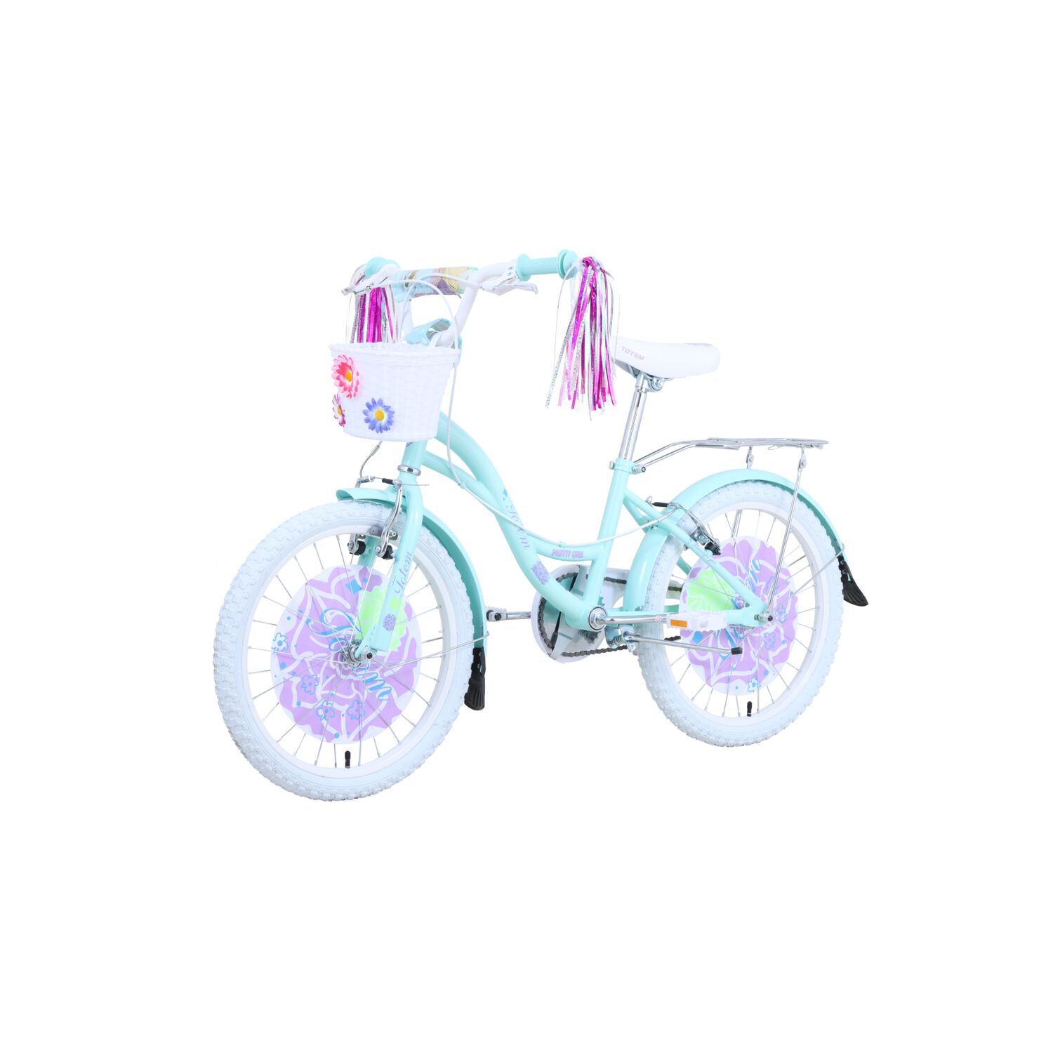 Bicicleta Totem Infantil Aro 20 Pretty Verde Cian image number 5.0