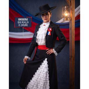 Traje Huasa Elegante Mujer Adulto Tradicional