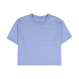 Polera Crop Manga Corta Cuello Redondo Mujer Freedom