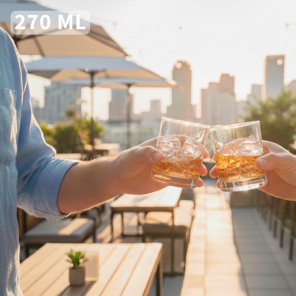 Pack 6 Vasos Whisky Kentucky + Cubeta Hielos Redondos image number 2.0