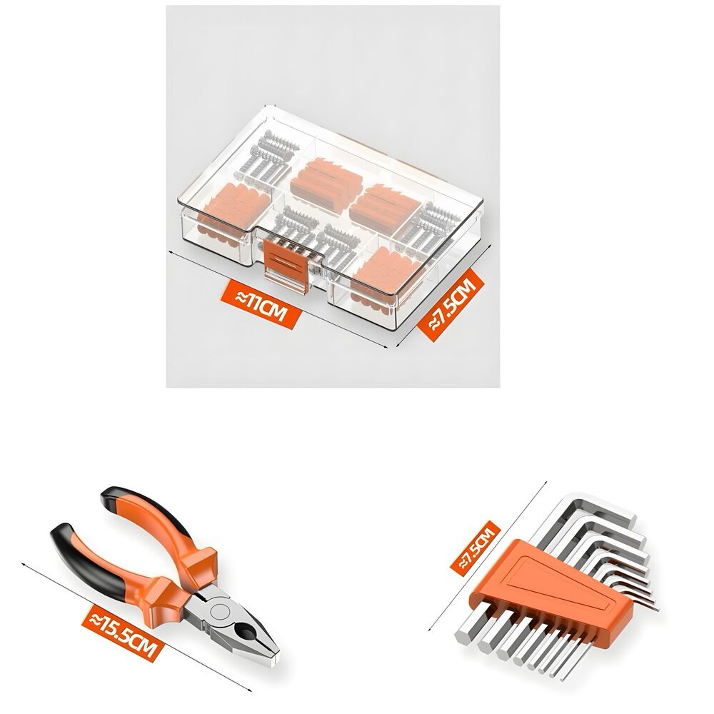 Set Herramientas 105 Piezas 17 Tipos Con Caja By Lubabycas image number 1.0