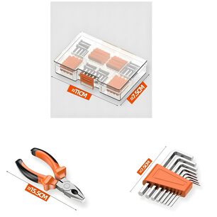 Set Herramientas 105 Piezas 17 Tipos Con Caja Tools Antule