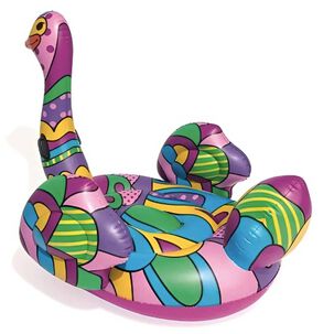 Flotador Avestruz 190cm Multicolor Inflable