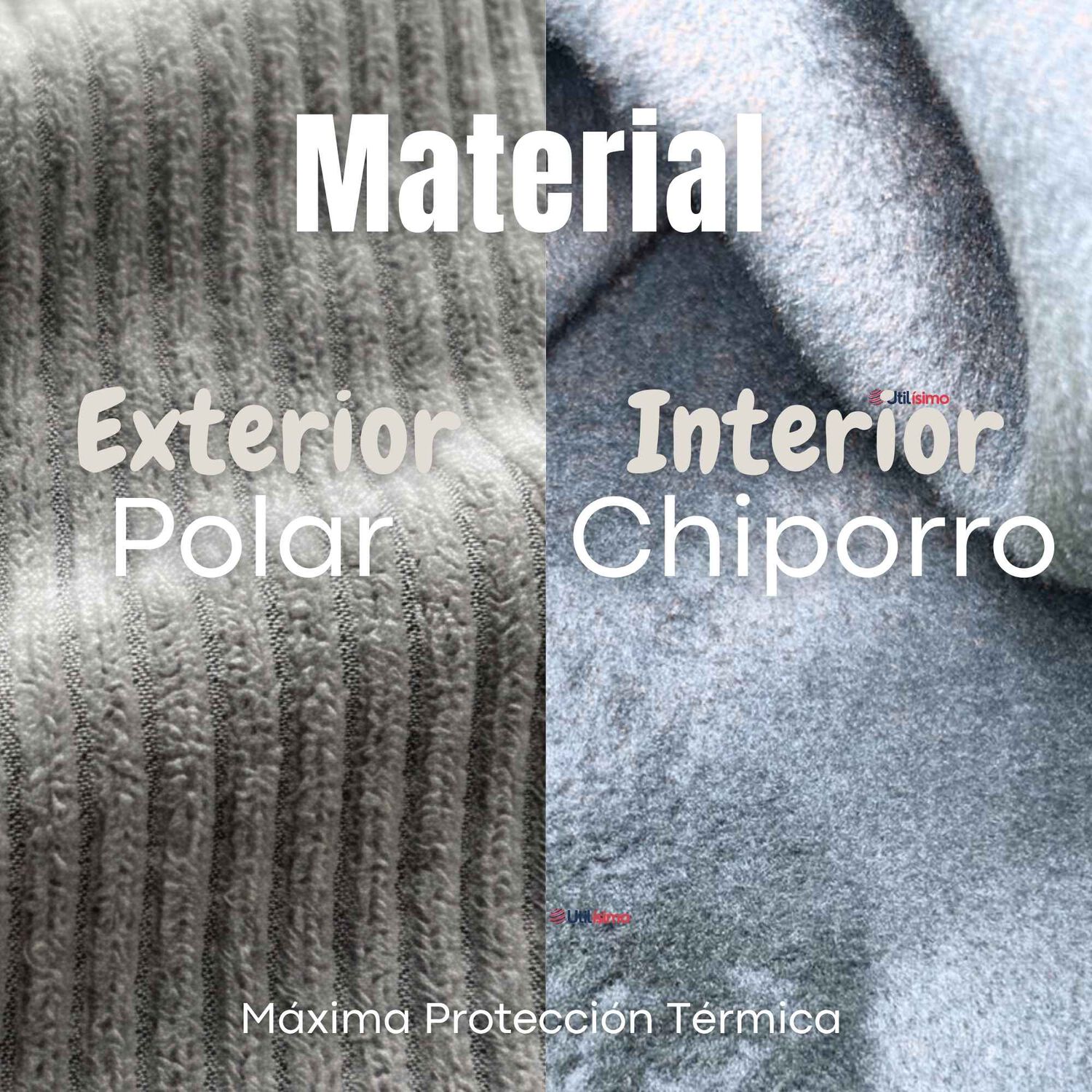 Calza Pantal&oacute;n Palazzo Polar Con Chiporro Ni&ntilde;a Juvenil Elasticada T&eacute;rmica Melange image number 6.0