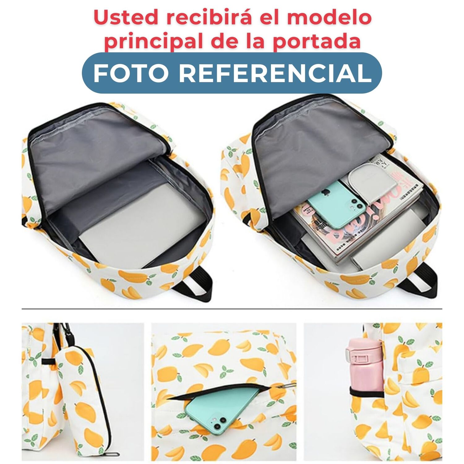 Pack Mochila Lonchera Estuche 43cm Juvenil Y Escolar Cute Owls image number 3.0