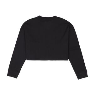 Polerón Crop Top Manga Larga Cuello Redondo Mujer Rolly Go